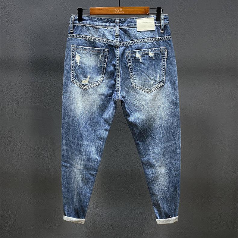 LEVIS Quần Jeans Dài Rách Gối Phong Cách Hàn Quốc Thời Trang Cho Nam 501
