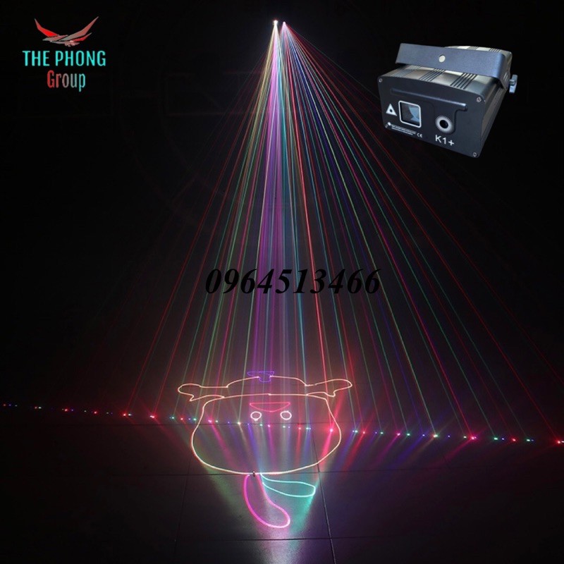 [ SALE OFF ] Đèn Laser 7D.K1+ - Đèn Sân Khấu tphcm