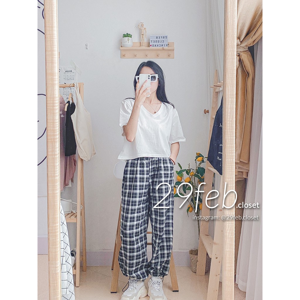 Áo croptop cổ tim (Ảnh thật)