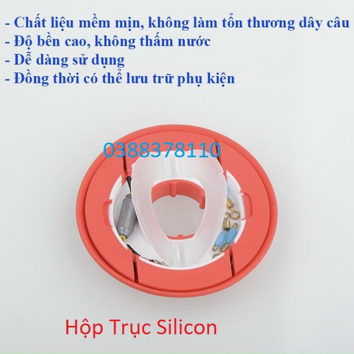 Hộp Trục Câu Đài Silicon, Dụng Cụ, Phụ Kiện Câu Cá