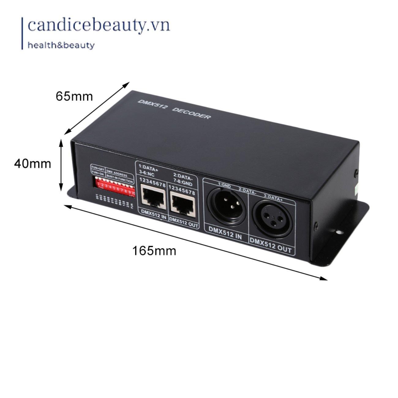 Bộ Giải Mã Đèn Led Rgb Dmx 512 3ch Dc12-24V Rgbw Dmx 512 | BigBuy360 - bigbuy360.vn