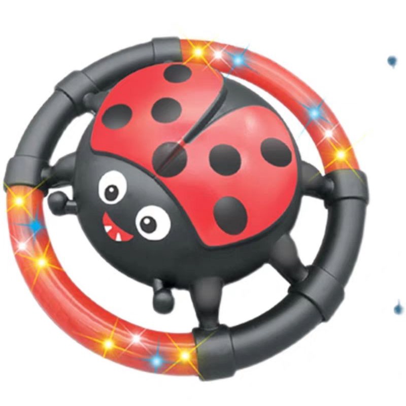 Đồ chơi vô lăng lái xe bọ cánh cứng di chuyển và phát nhạc