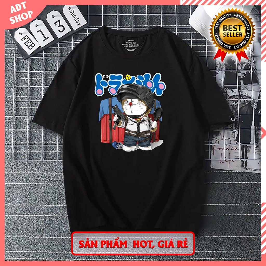 Áo thun hình Doraemon PUBG cực chất giá rẻ mẫu HOT bán chạy