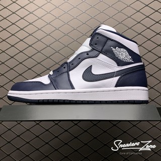 (FREESHIP+HỘP+QUÀ) Giày thể thao Sneakers AIR JORDAN 1 Retro High CO Japan Midnight Navy Xanh tím than logo vàng