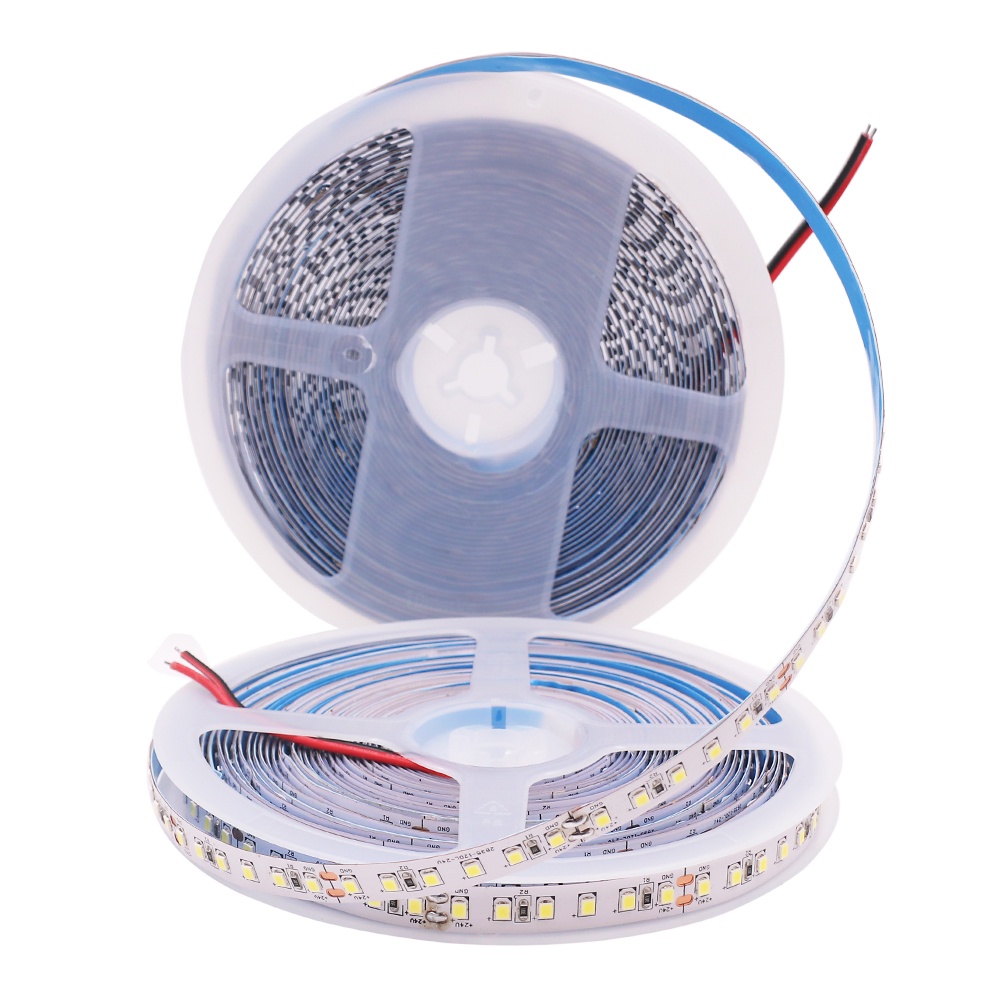 Dải Đèn LED 12V 2835 5m 60 Bóng Ánh Sáng Trắng Ấm / Lạnh Trang Trí Tủ Tivi