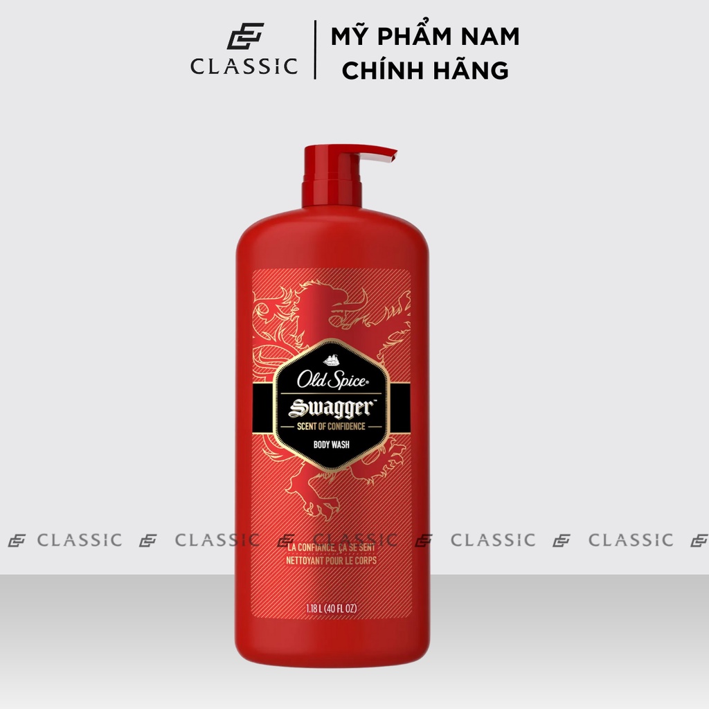 Sữa tắm Old Spice Swagger Body Wash 1.18L
