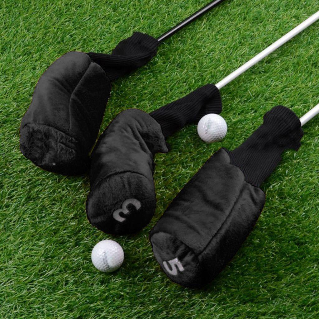 Vỏ Bọc Đầu Gậy Đánh Golf In Số Bằng Gỗ Chuyên Dùng