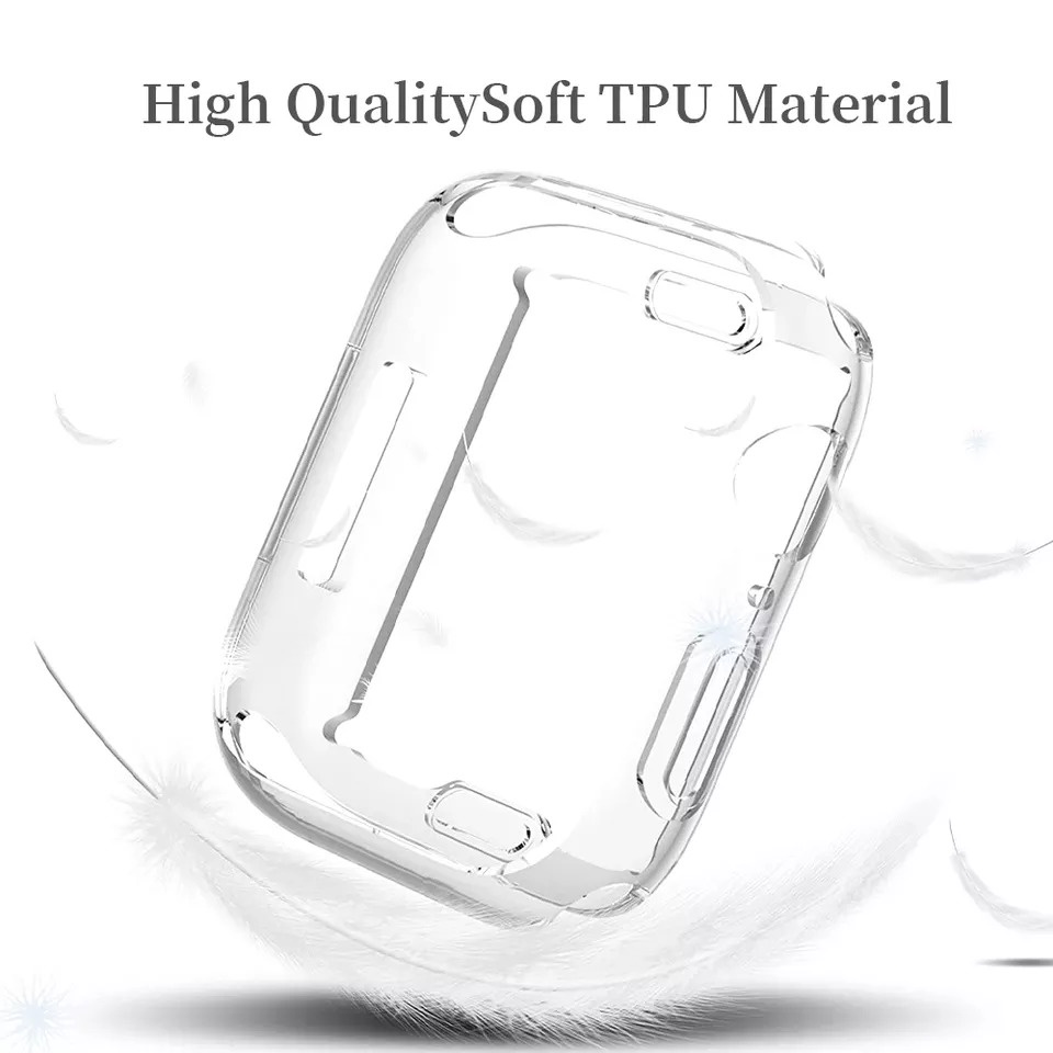 Ốp Dẻo Bảo Vệ Viền Cho Đồng Hồ Thông Minh Apple Watch VS Dây Đeo Nylon Series 7/6/5/SE/4/3/2/1 Size 38-40-41-42-44-45mm