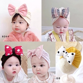 Mũ turban nơ cho bé gái