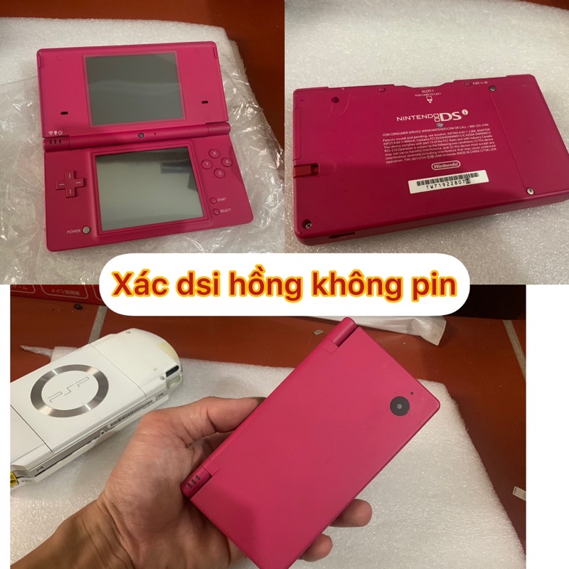 Xác máy game, main máy game hỏng cho thợ sửa chữa Dsi PSP 3DS New3DS