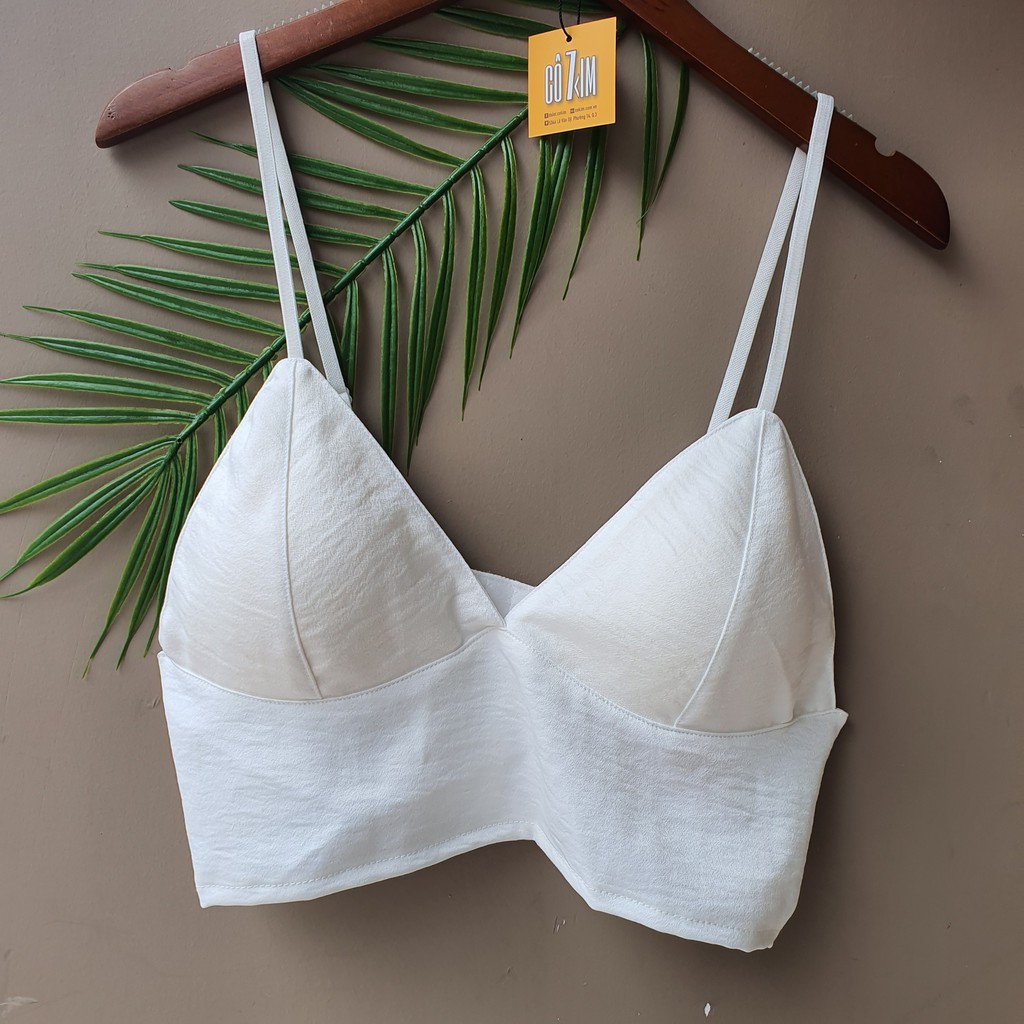 ÁO TOPLETTE MÀU TRẮNG BASIC COKIM7