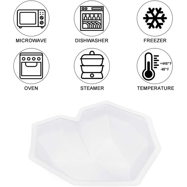 Khuôn đúc Anaeat bằng silicon hình trái tim