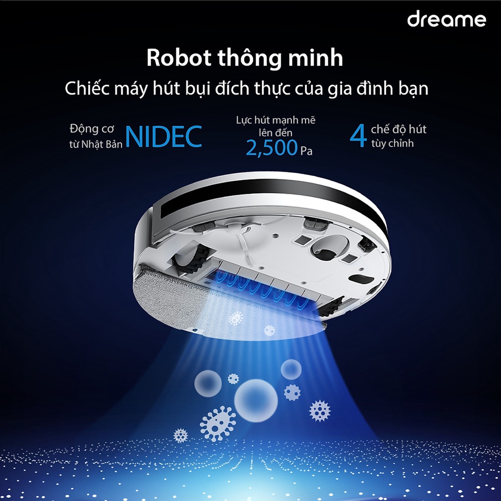 [Hỏa Tốc - HCM] Robot Hút Bụi Thông Minh Xiaomi Dreame F9 | Hàng Chính Hãng | Bảo Hành 12T | Mimax Store
