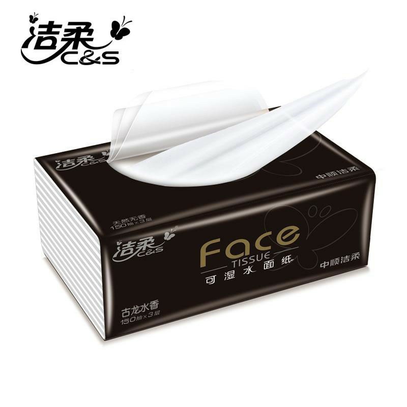 Thùng 18 gói giấy ăn Face hàng nội địa Trung dòng cao cấp siêu dai, siêu mịn