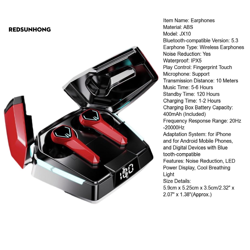 [RSH.z] Tai Nghe Bluetooth HiFi Chống Thấm Nước IPX5 Âm Thanh Nổi HiFi Dùng Để Chơi Game