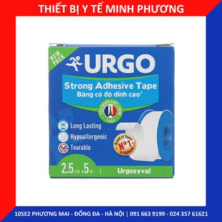 Băng dính cuộn URGO vải lụa y tế