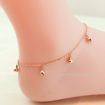 Lắc chân titan chuông phong cách Hàn Quốc | BigBuy360 - bigbuy360.vn