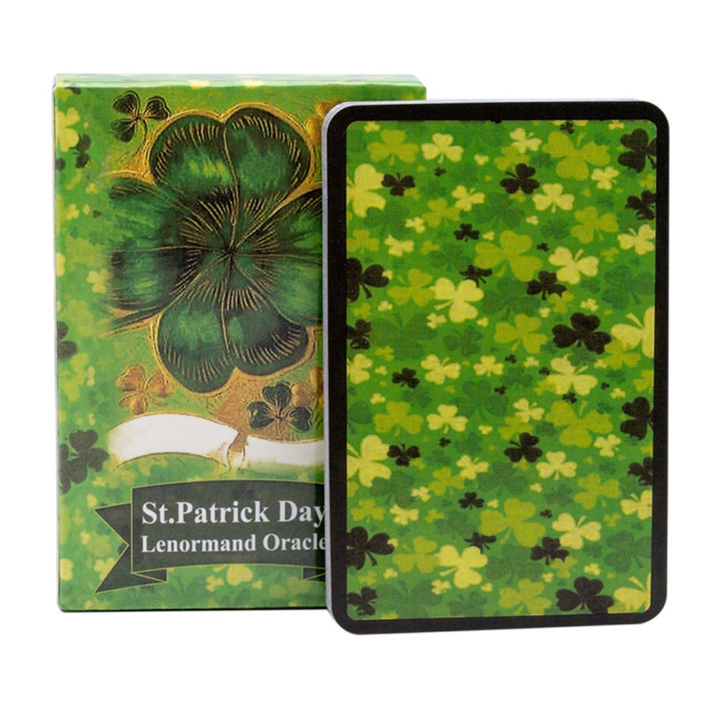 St Patrick Day Lenormand Oracle | Bộ Bài Tarot Phiên Bản Tiếng Anh Chất Lượng Cao | Bộ Bài Tarot Bí Ẩn Dành Cho Trẻ Em Và Người Lớn