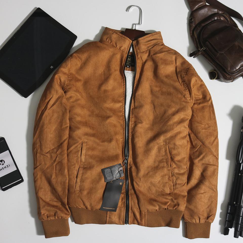 [Nhiều Màu] Áo Khoác Nam Da Lộn Lót Lông, Áo Rét Nam Cao Cấp | BigBuy360 - bigbuy360.vn