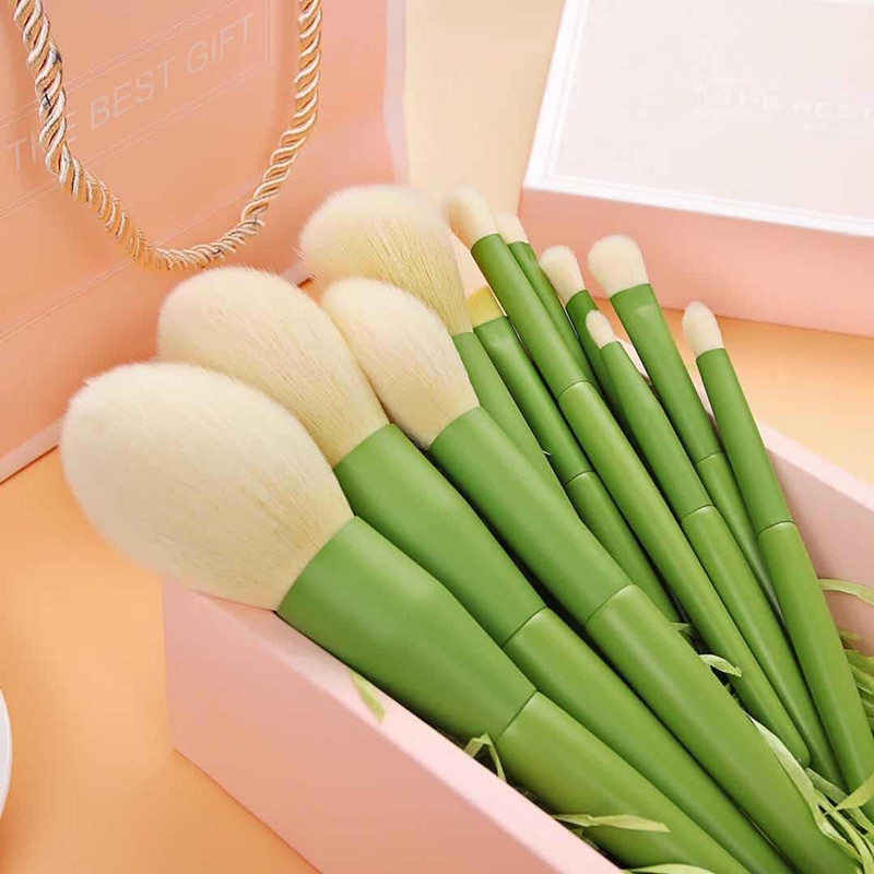 Set 11 cọ trang điểm GDTIMA nhiều màu sắc tùy chọn làm đẹp tiện dụng