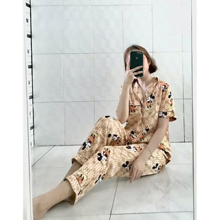 Pijama tay ngắn quần dài