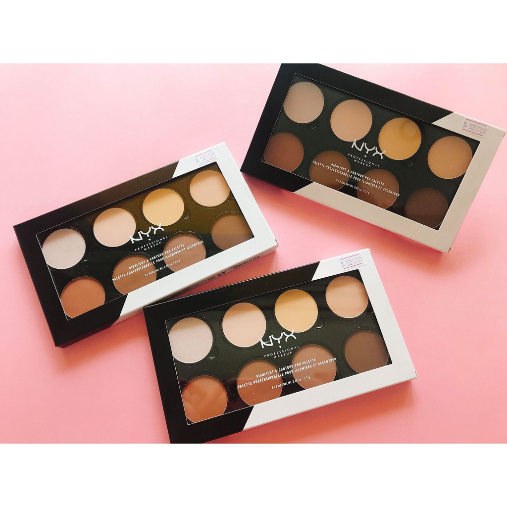 Bảng Tạo Khối NYX Professional Makeup Highlight & Contour Pro Palette