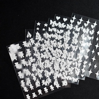 Sticker nail nhũ flash trang trí móng