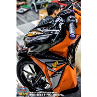 tem rời VARIO cam đen.