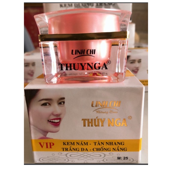 Kem nám, tàn nhang, trắng da, chống nắng VIP Linh Chi Thúy Nga