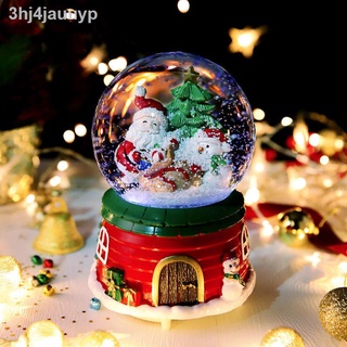 Quả cầu pha lê tuyết hình ông già noel nhiều kích thước