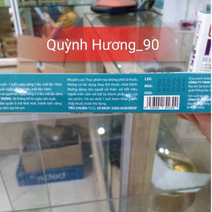 CALCI NANO MK7 hộp 20 ống giúp bổ sung canxi cho cơ thể bé