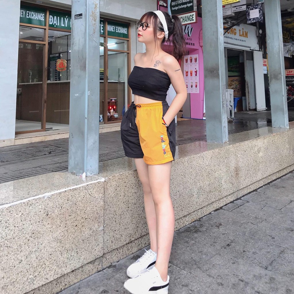 Quần short dù phối màu Colorful INDAHOOD | BigBuy360 - bigbuy360.vn