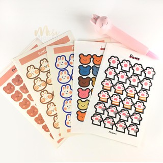 Sticker decor hình dán trang trí kệ, tủ mini xinh xắn 13.1 x 19.7cm