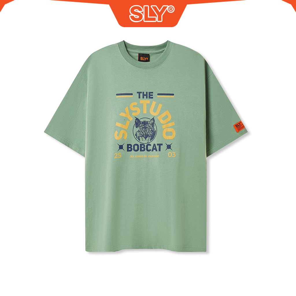 Áo Thun SLY Bobcat màu bơ