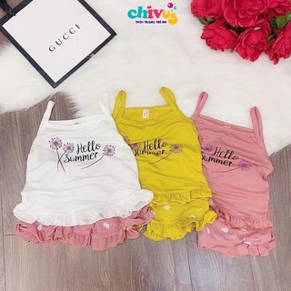  Bộ quần áo 2 dây dành cho bé gái