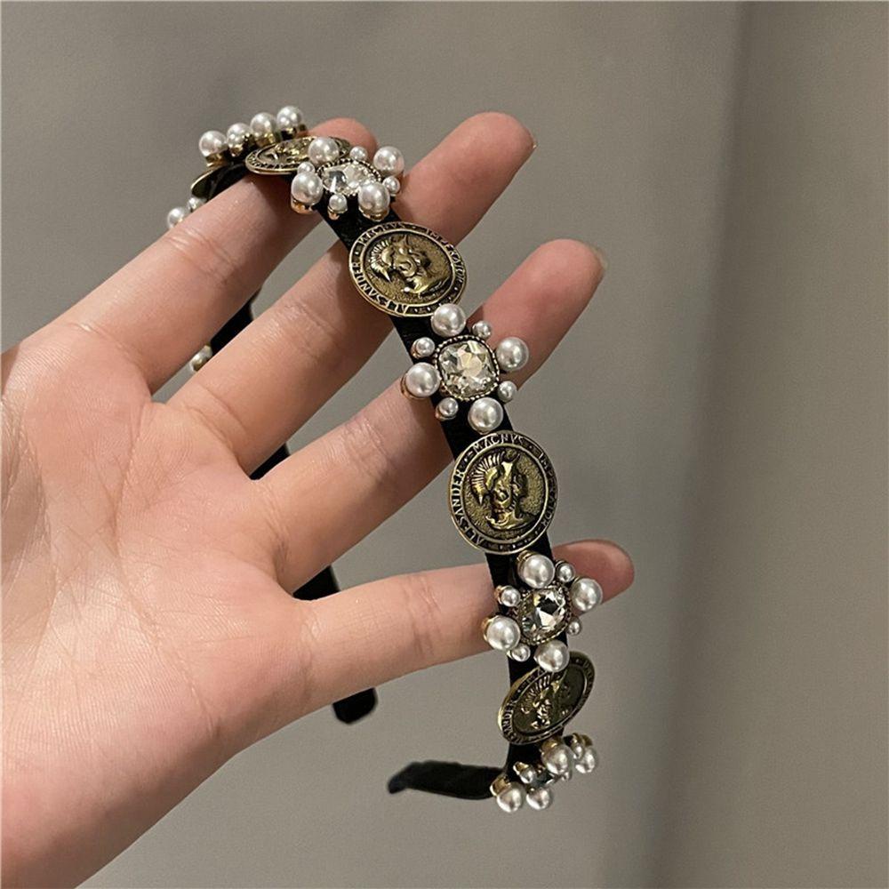 JARRED Băng đô cài tóc rửa mặt Đính Ngọc Trai Xinh Xắn Theo Phong Cách Hàn Quốc