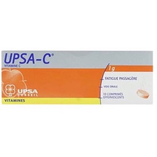 UPSA-C 1g tuýp 10 viên hỗ trợ thiếu hụt Vitamin C, tăng đề kháng