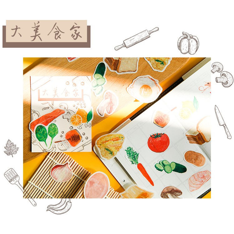 Set 40 miếng hình dán trang trí Original sticker