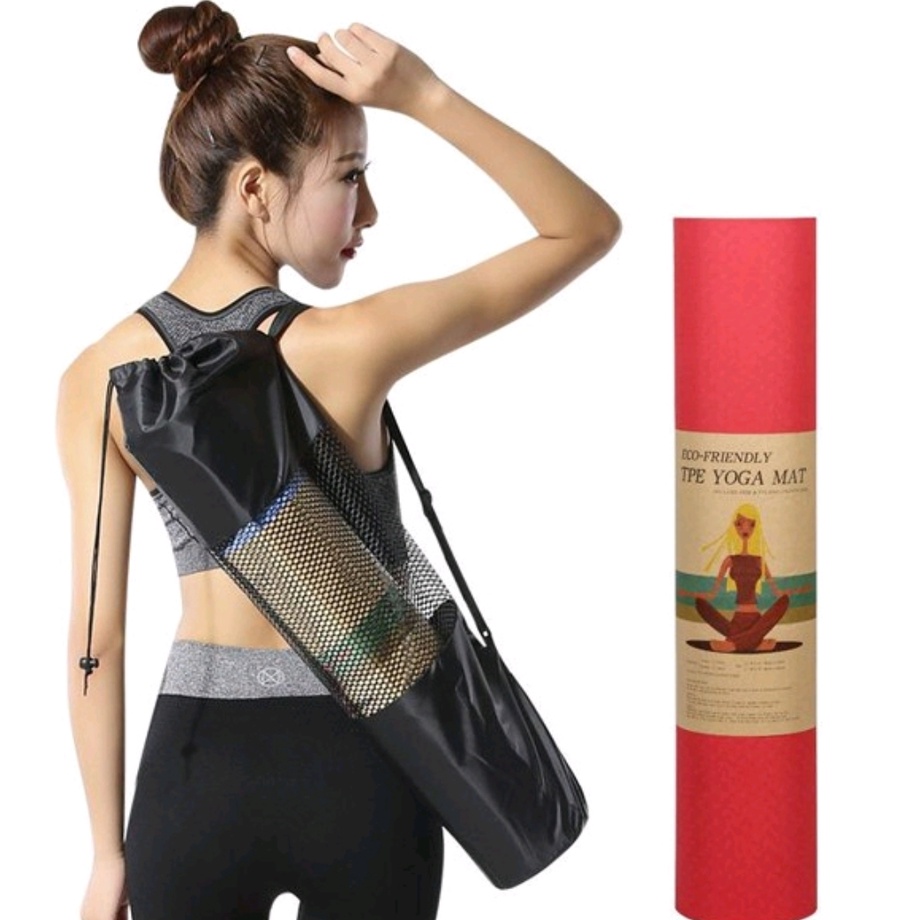 [XẢ LỖ]THẢM TẬP YOGA TPE CAO CẤP DÀY  8MM, THÍCH HỢP TẬP GYM MẪU MỚI 2021