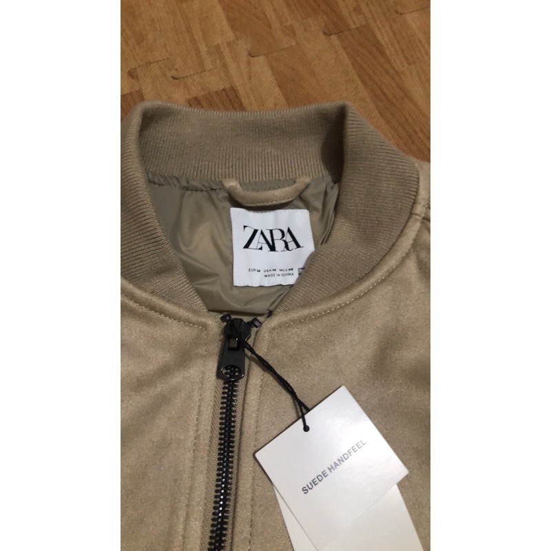 Áo khoác zara da lộn