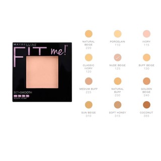 [Hàng USA] Phấn phủ mịn da Fit me Set+ Smooth/ Matte+ Poreless