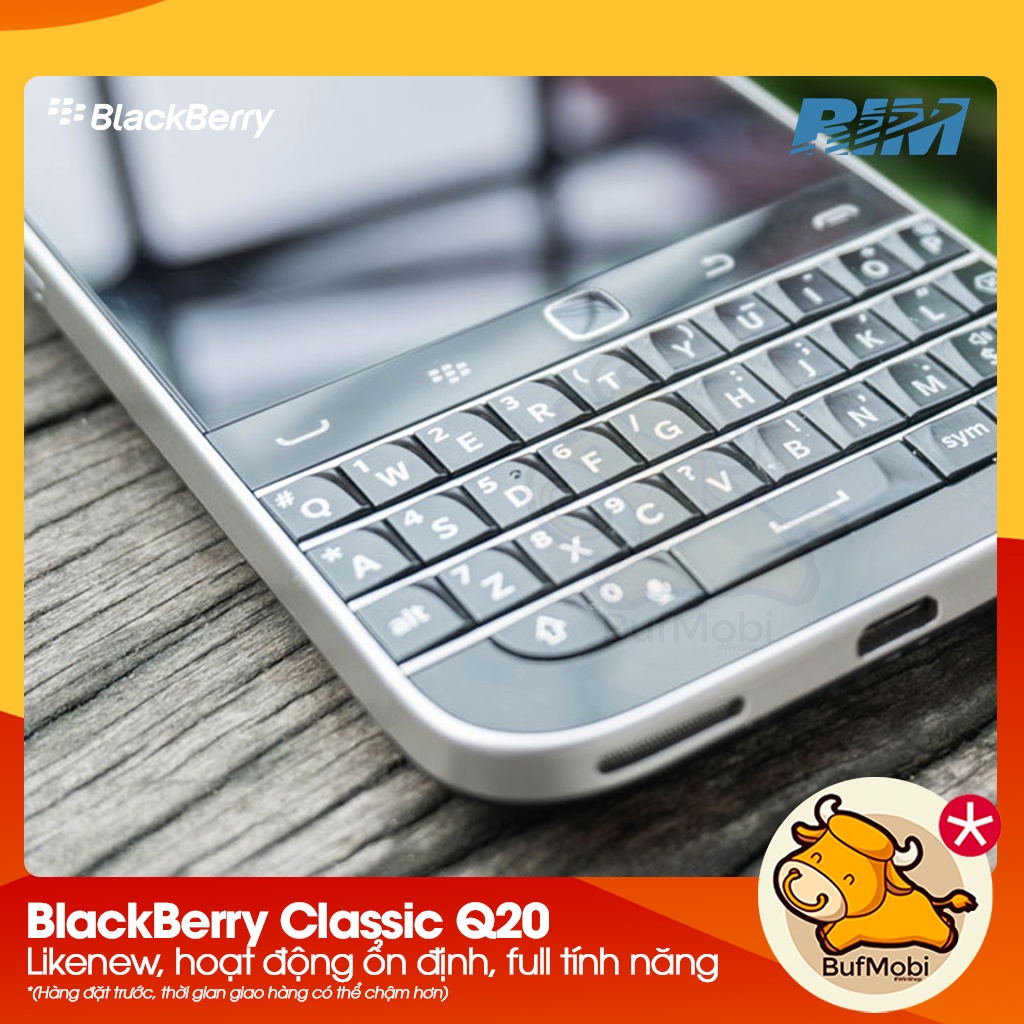Điện thoại Blackberry Classic Q20 Likenew sử dụng tốt, máy nguyên bản