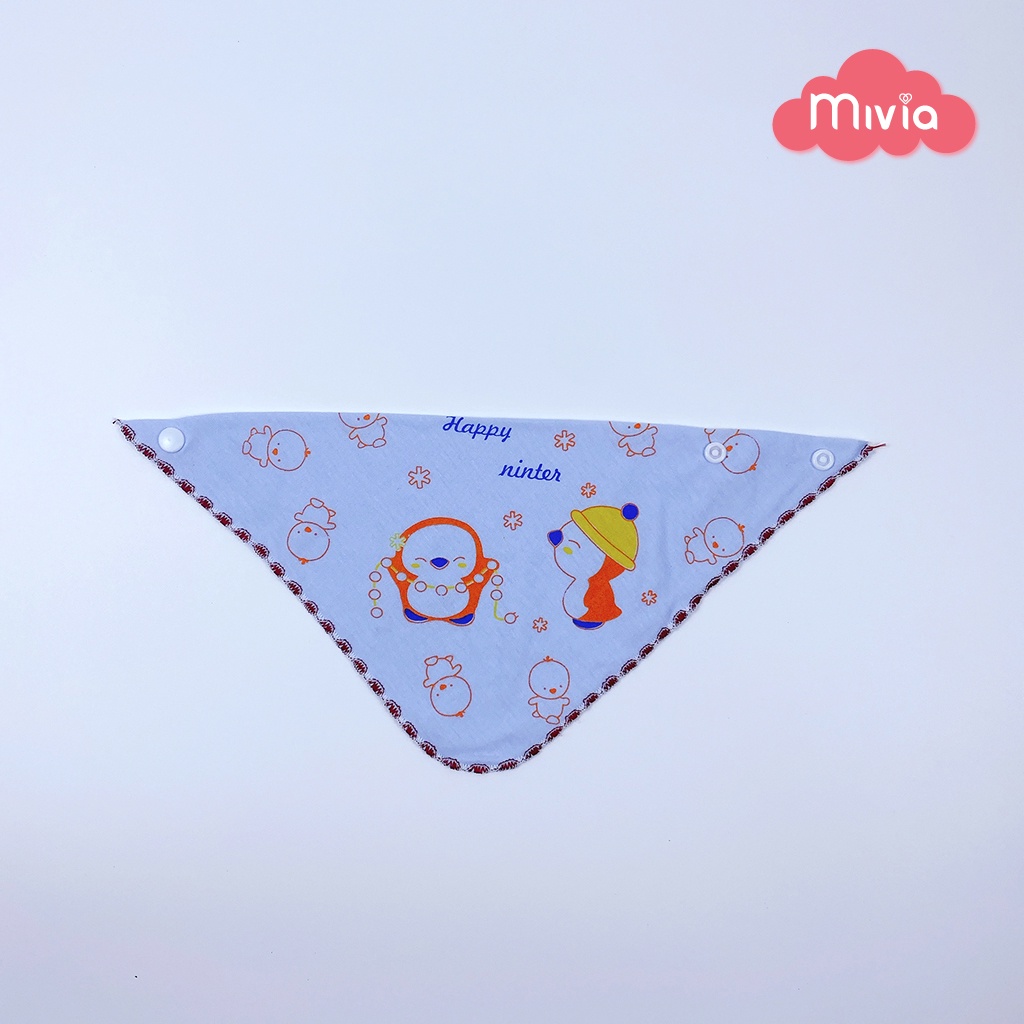 Khăn tam giác cho bé, yếm tam giác cotton