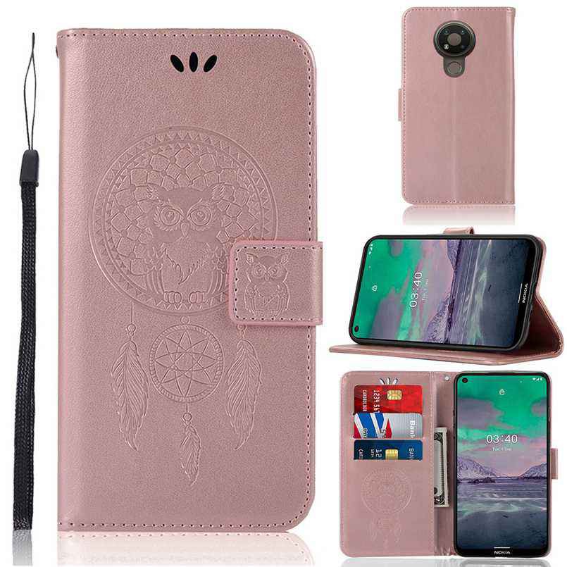 Bao da điện thoại phối TPU silicone dạng ví nắp gập thời trang dành cho Nokia 7 6.1 Plus 8.1 X6 3.4