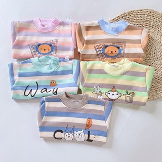 BỘ NỈ KẺ CỔ CHUI CHO BÉ (7-16KG)