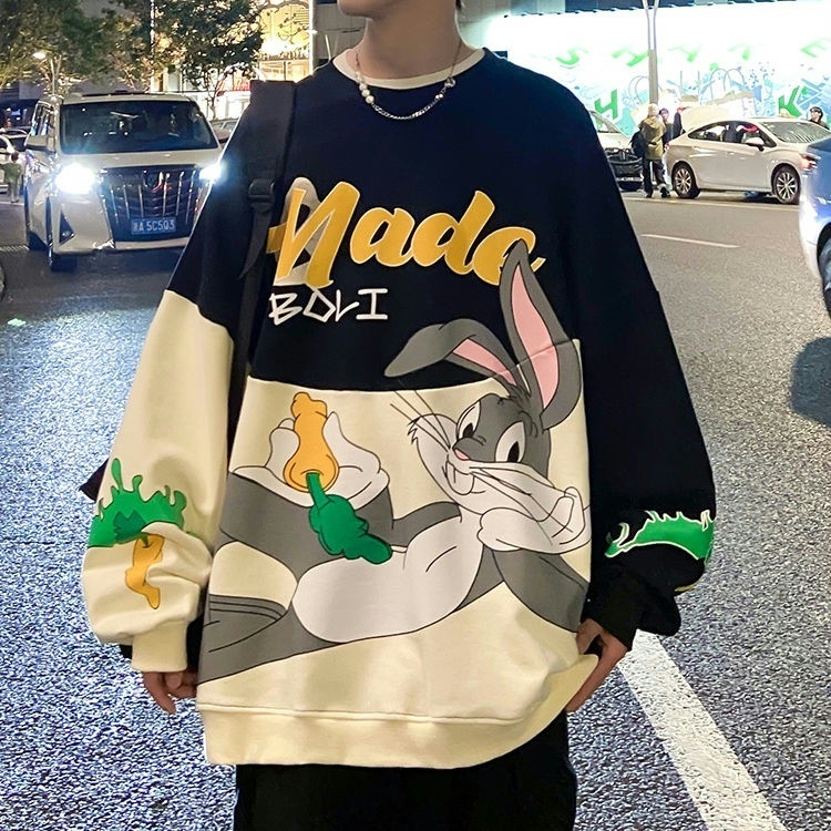 Áo khoác nam tay dài in hình hoạt hình thời trang trẻ trung