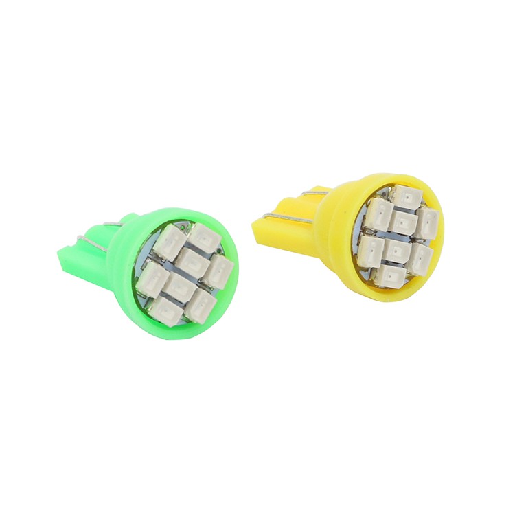 Đèn led T10 1206 8smd 12V W5W cho xe hơi