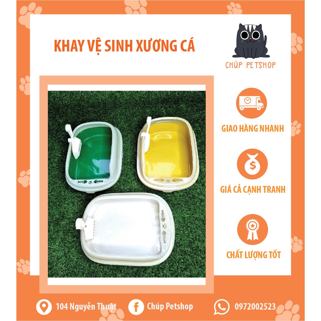 Chậu Khay vệ sinh cho mèo size nhỏ