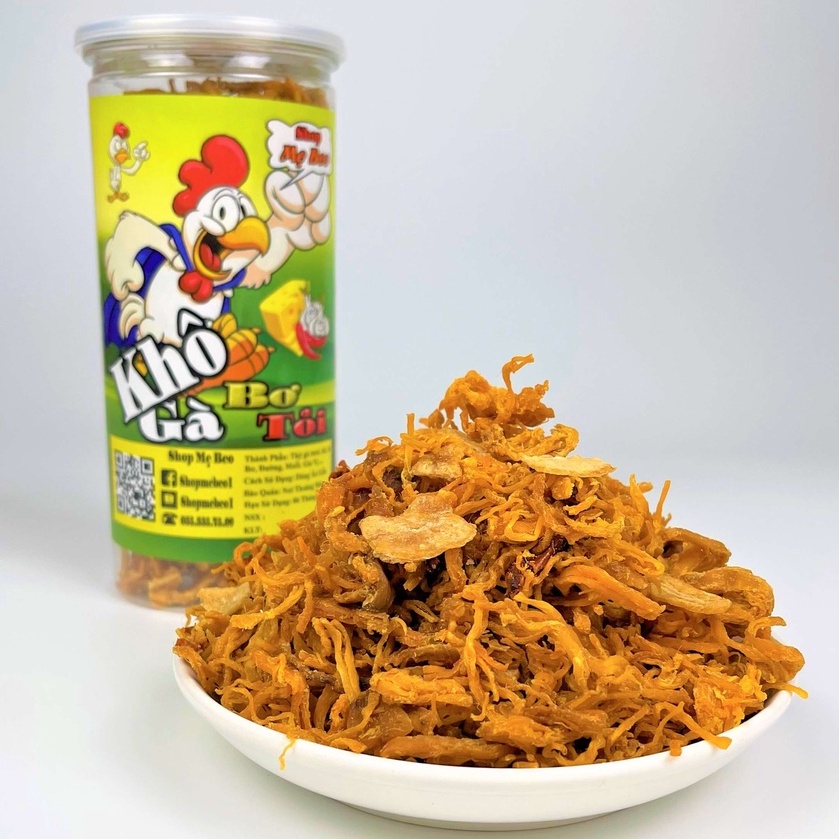 Khô gà bơ tỏi 300Gr ăn cực ngon | BigBuy360 - bigbuy360.vn