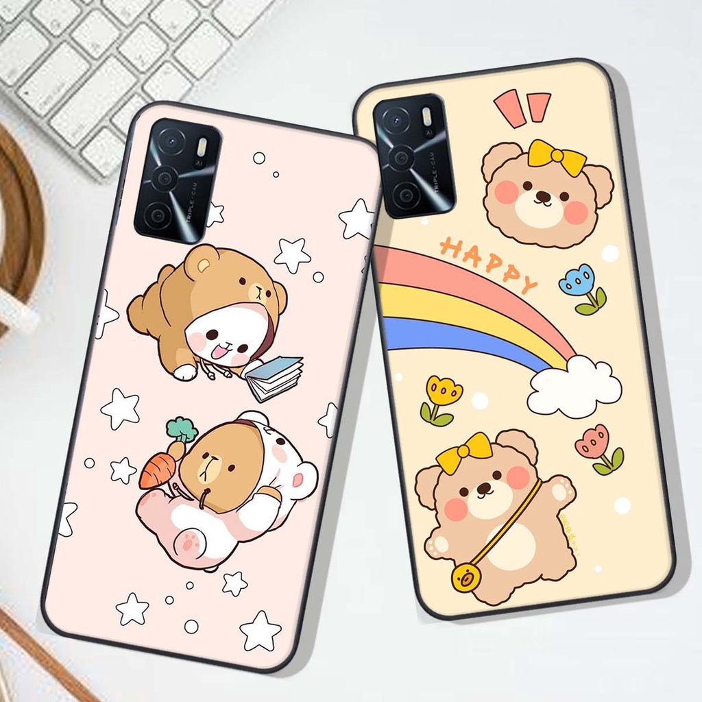 Ốp lưng Oppo A16 in hình Gấu xinh xắn, Bò sữa đáng yêu,  ĐẸP -  RẺ - XINH - ĐỘC ĐÁO